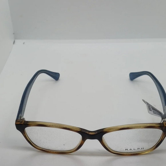 NWT WOMEN'S RALPH LAUREN EYEGLASS FRAMES 7083 TORTOISE BLUE - Picture 4 of 6